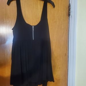 Torrid zip up babydoll tank-sz 0